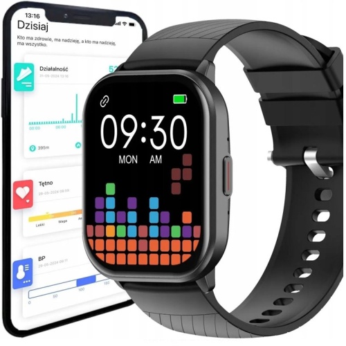 Smartwatch RNCF34 Rozmowy BT Kroki Kalorie