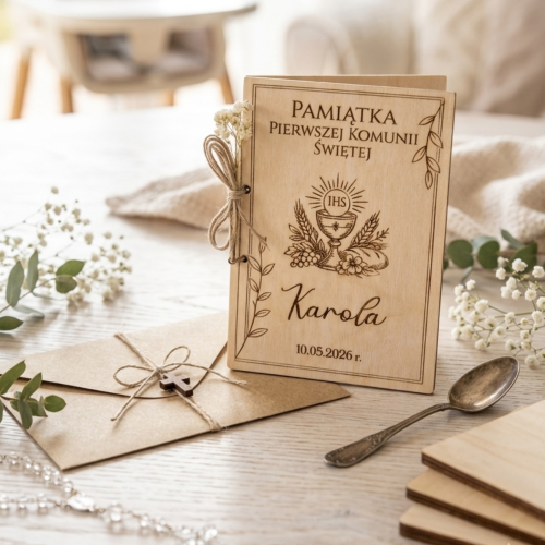 drewniana-kartka-komunia-z-okazji-pierwszej-komunii-swietej